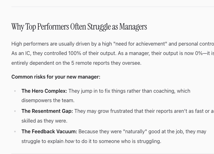 Why Top Performers Often Struggle as Managers — challenging assumptions